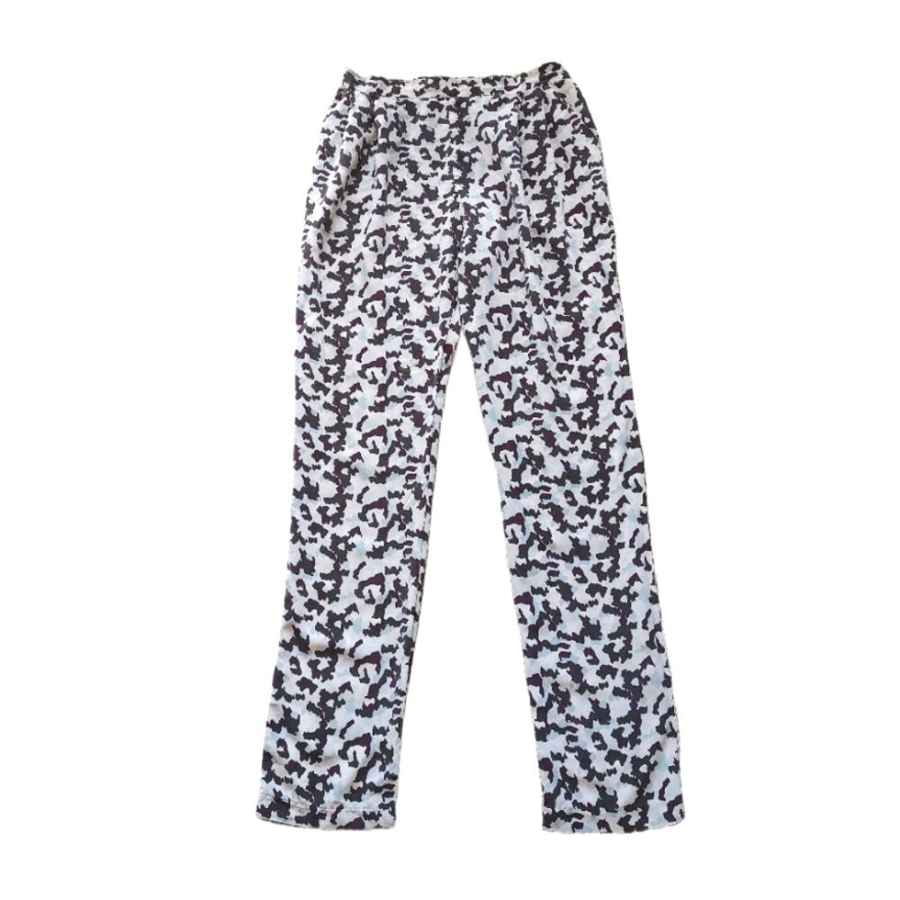 Derek Lam silk camo pants sz 4 ** Derek Lam 10 Crosby tapered leg trousers EUC